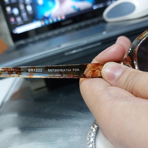 Foster Grant Fashion sunglasses women Maxblock floral trasluscent gradient lense - Picture 6 of 10